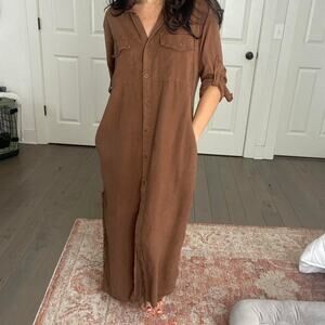 Bella dahl long button down dress